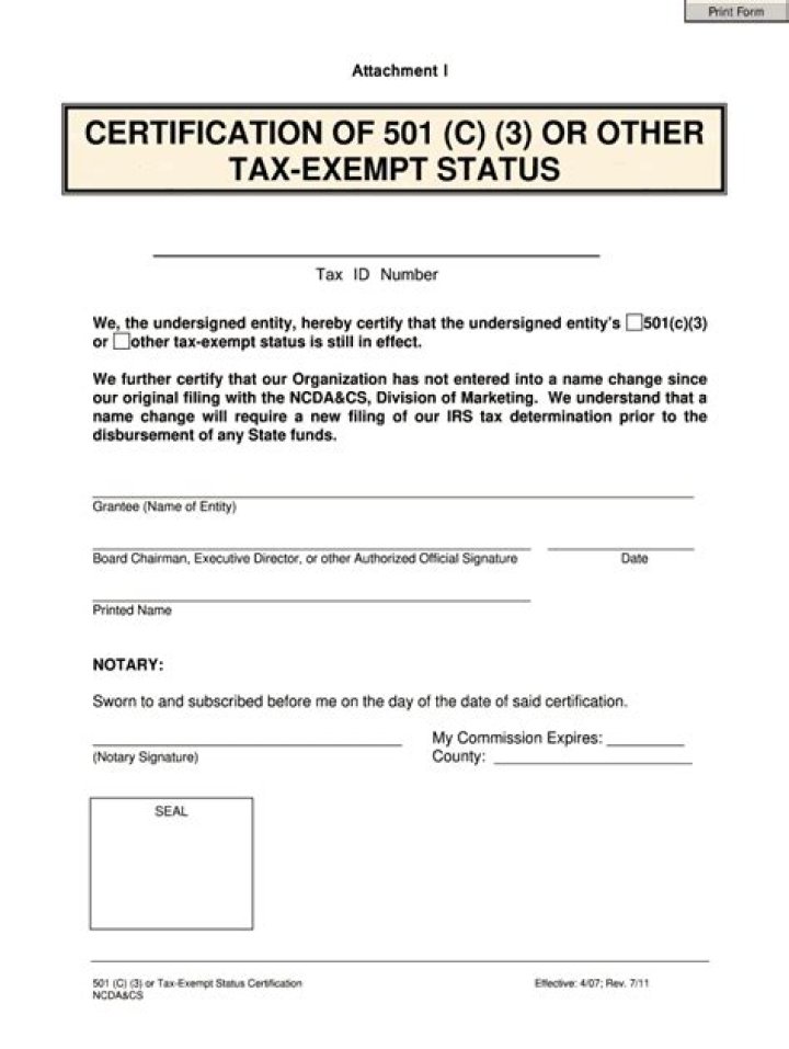 Are 501c3 exempt from sales tax in North Carolina?