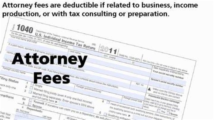 Are attorney fees deductible on Form 1040?