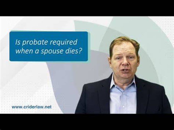 Does probate apply between husband and wife?