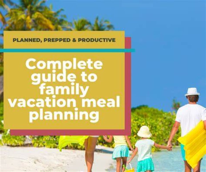 How do you split food costs on a multi family vacation?