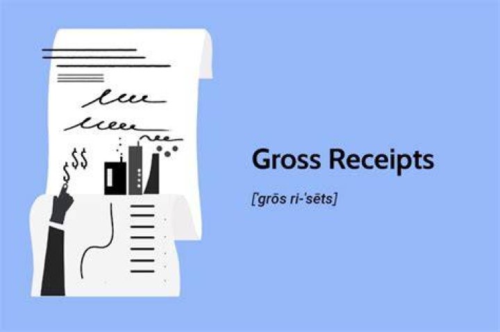 What are gross receipts for a small business?